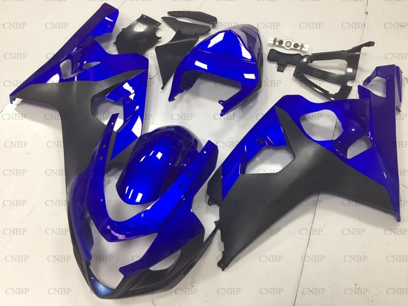 GSX R750 2004 2005 K4 комплекты обтекателей R 600 обтекатели GSXR 04 синий черный