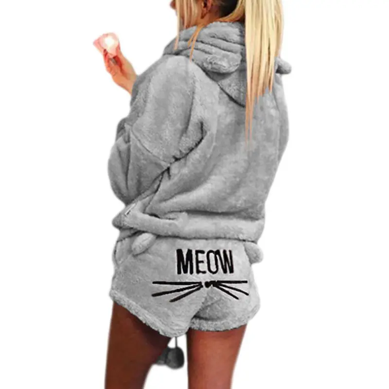 Теплая пижама Meow