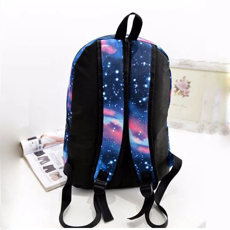 Школьные ранцы с 3D рисунком звездного неба для девочек и мальчиков дизайнерские