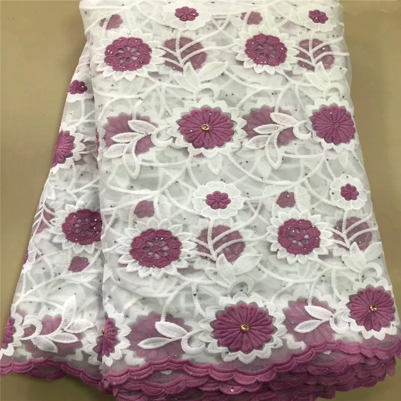 Green White Milk Silk Lace African Net Fabric High Quality Nigerian French Tulle For Everybady | Дом и сад