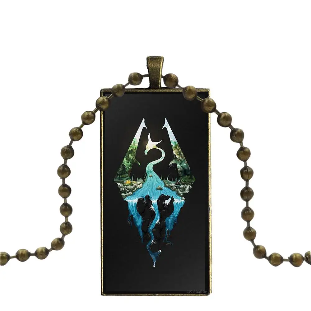 Брендовые ювелирные изделия бронзового цвета модное массивное ожерелье