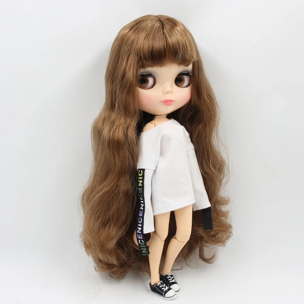 Ледяная фабрика blyth кукла каштановые волосы соединение тела bjd 30 см BL9158 bjd блестящая кукла лица