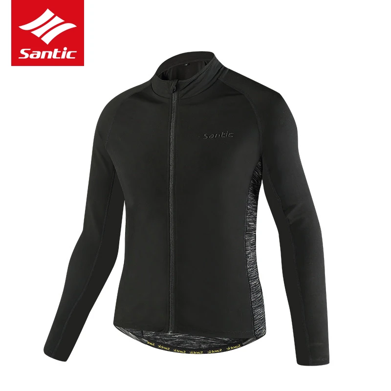 Santic зимние Для мужчин Велоспорт куртка велосипед ветрозащитный ткань Ciclismo jaqueta