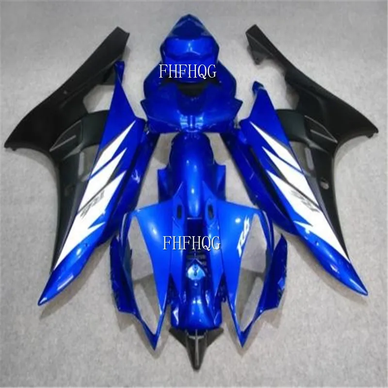 Синяя обтекатель формы под давлением для Yamaha YZF R6 06 07 YZFR6 2006 2007 Обтекатели корпуса