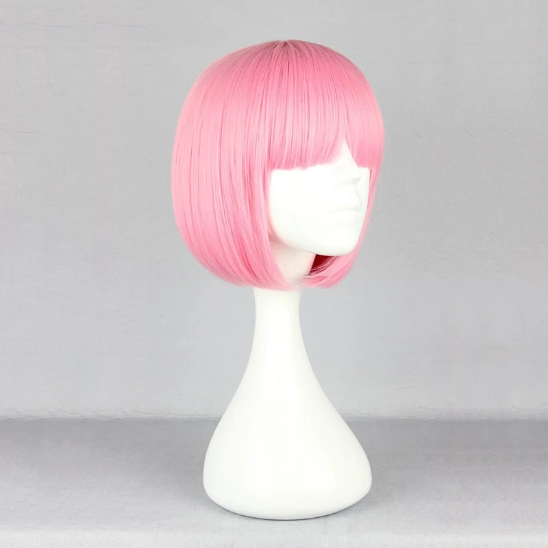 HAIRJOY синтетические волосы женские короткие прямые Боб Прическа Розовый Лолита косплей парик 8 цветов доступны