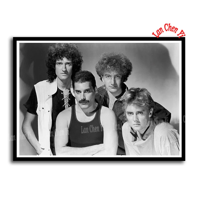 Queen Rock band бумажные плакаты с покрытием, домашний Декор, живопись, настенные Стикеры, бумажные плакаты 42*30 см