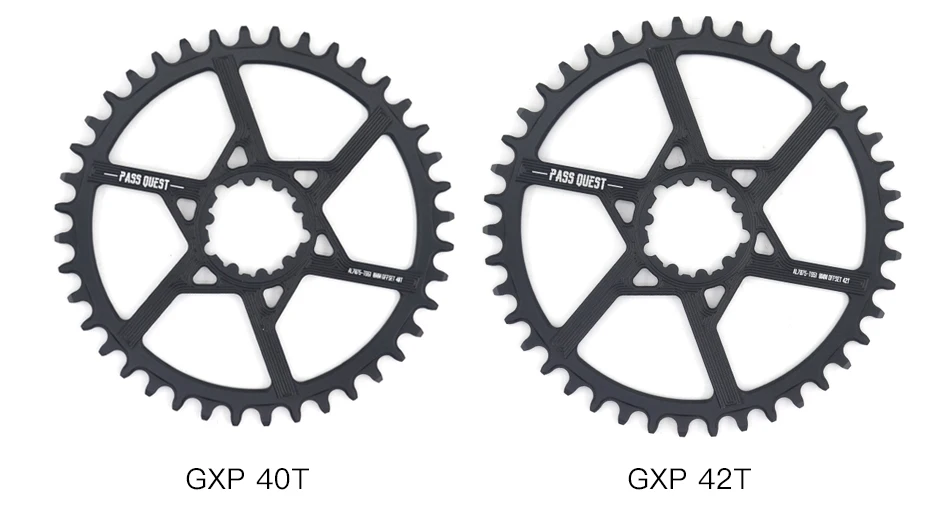 PASS QUEST GXP круглый Овальный 0 мм смещение 32 T-42 T Chainring MTB узкий широкий велосипед велосипедная Звездочка для Sram XX1 GX eagle X9 crankset
