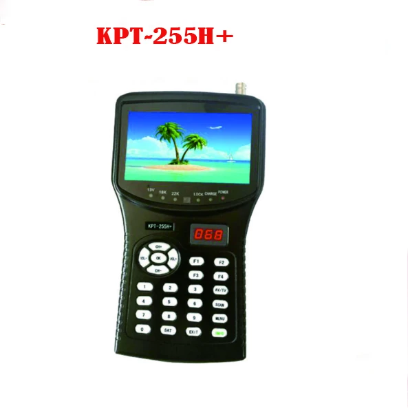 [Подлинный] KPT-255H+ AHD TVI CVI DVB-S2 Цифровой спутниковый Finder метр CCTV камера ЖК Подсветка kpt-255h Плюс Кнопка 4,3 дюйма