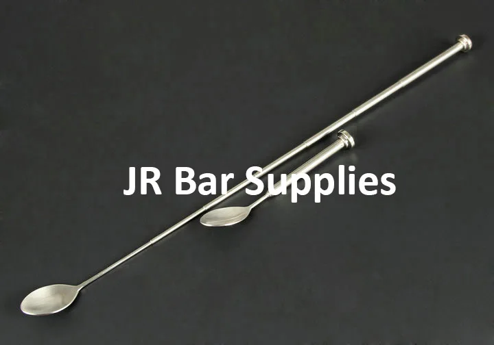 Телескопическая Выдвижная Волшебная Коктейльная ложка из нержавеющей стали