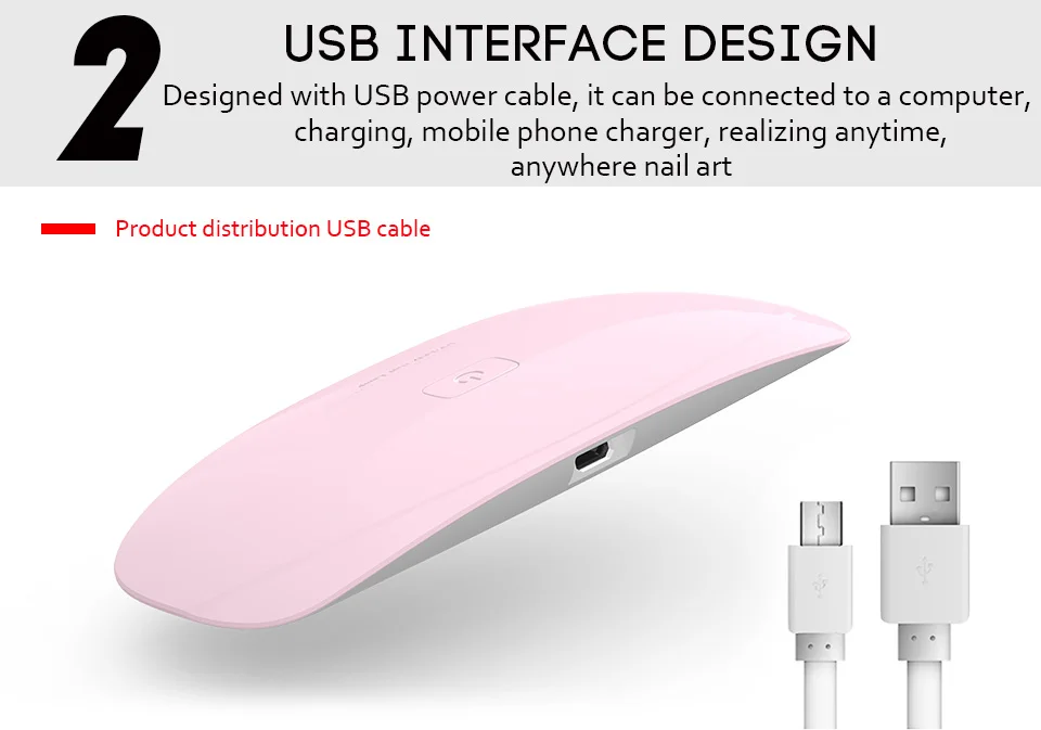 Saviland 6 Вт мини USB гель-лампа для ногтей инструмент отверждения Маникюр 45 s/60 s таймер светодиодный светильник быстросохнущие ногти Dyer Гель-лак