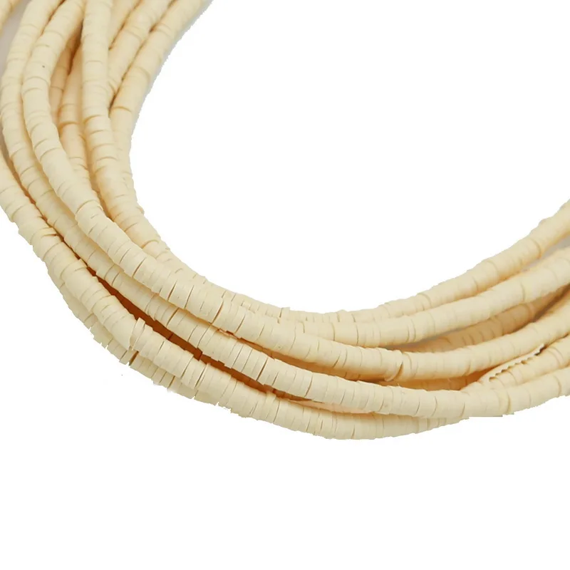 400 шт./лот цветные полимерные глиняные дисковые бусины-разделители для рукоделия