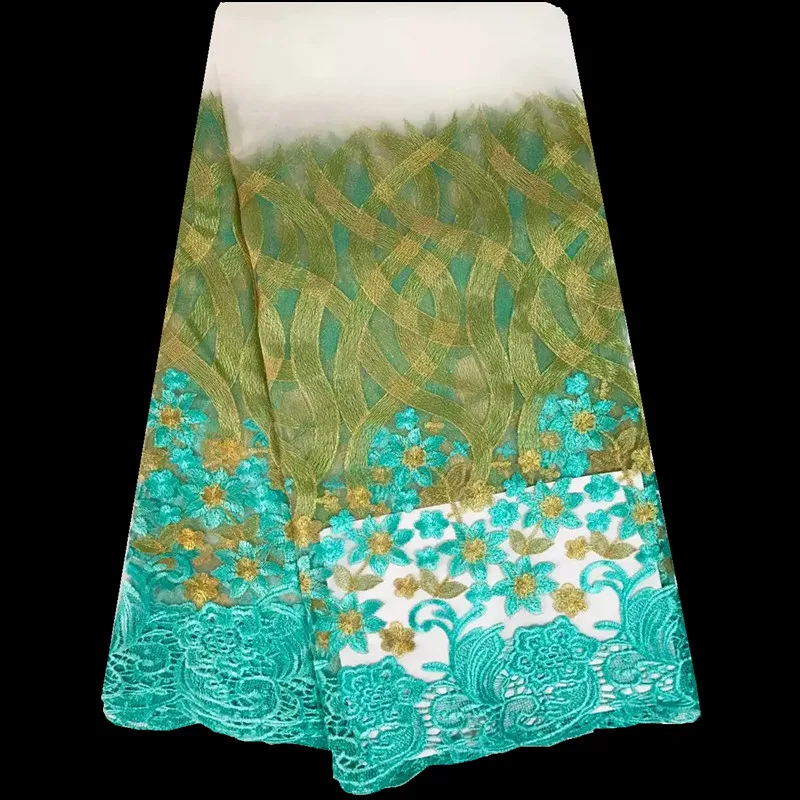 Быстрая Доставка 2017 Африканский Шнурок Вышивки Кружева платья Для Женщин