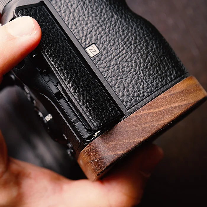 Грецкий орех деревянная рукоятка пластина Кронштейн для Sony a9 A7m3 A7RIII ILCE 7RM3 A7R