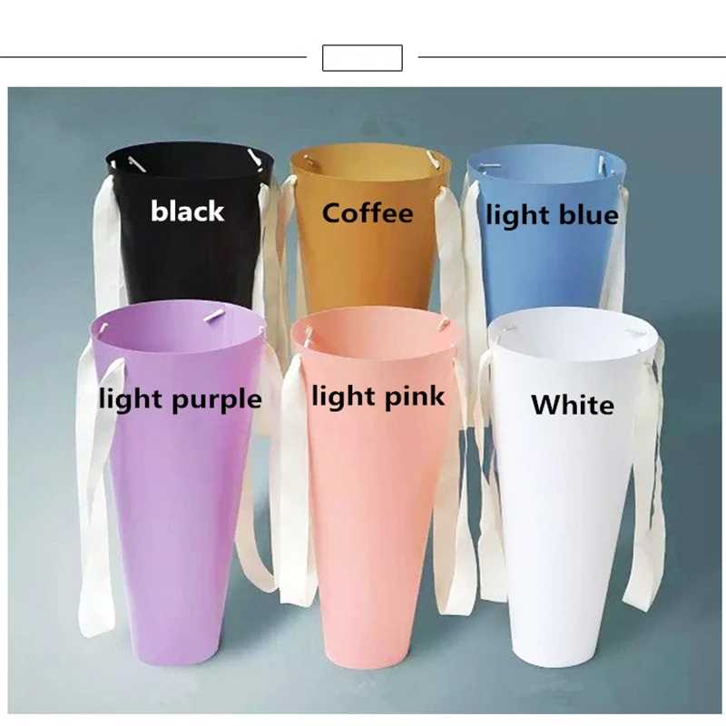 Переносная ПВХ сумка для обнимания 5 шт. Подарочная коробка магазин цветов букет