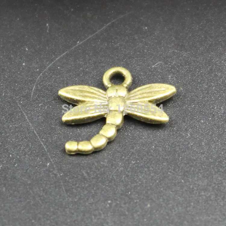 P1541 DIY ретро аксессуары из старинного бронзового сплава маленькая стрекоза|accessories