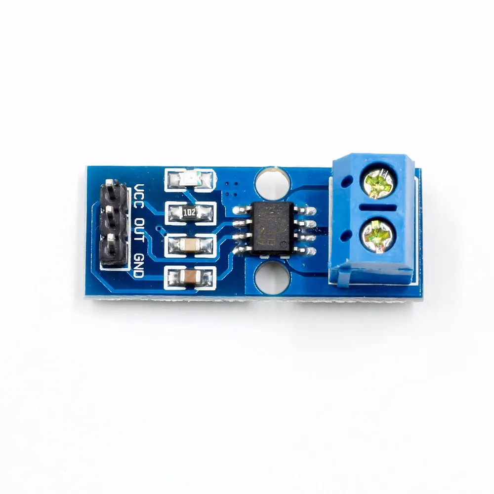 Модуль датчика тока Холла ACS712 модуль для arduino 20A 1 шт.|Интегральные схемы| |