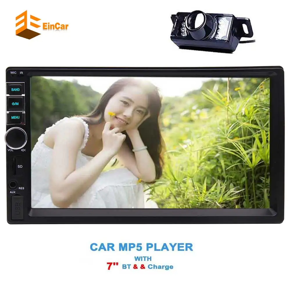 Автомагнитола 2 DIN 6 дюйма без DVD CD мультимедийный проигрыватель MP5 USB SD Bluetooth FM Aux in
