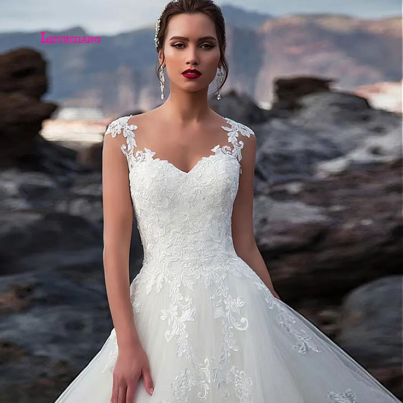 LEIYINXIANG 2019 Новое поступление свадебное платье невесты Vestido De Noiva Sereia Robe без спинки