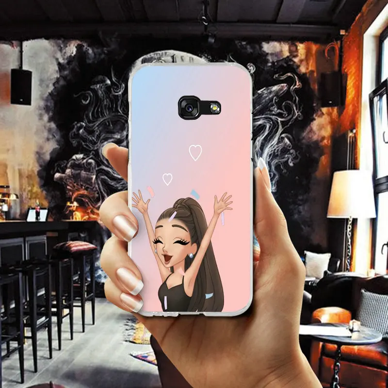 Ариана Гранде мобильный чехол для телефона Samsung Galaxy A3 A5 A7 J1 J2 J3 J4 J5 J6 J7 2016 2017 2018
