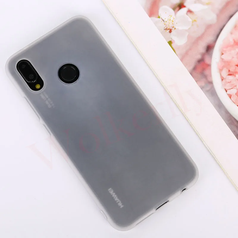 White Мягкий силиконовый яркий матовый чехол для huawei P20 Lite P30 Pro Honor 8C 8X9 mate 20 10 Lite P Smart Y6 Prime Y7 Pro чехол - Цвет: White