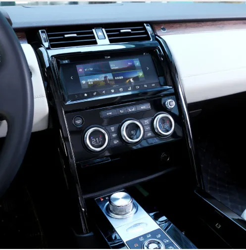 

Gloss Black ABS Chrome Center Console Decoration Strips Trim Accessories For Land Rover Discovery 5 LR5 2017 Car-styling 2pcs