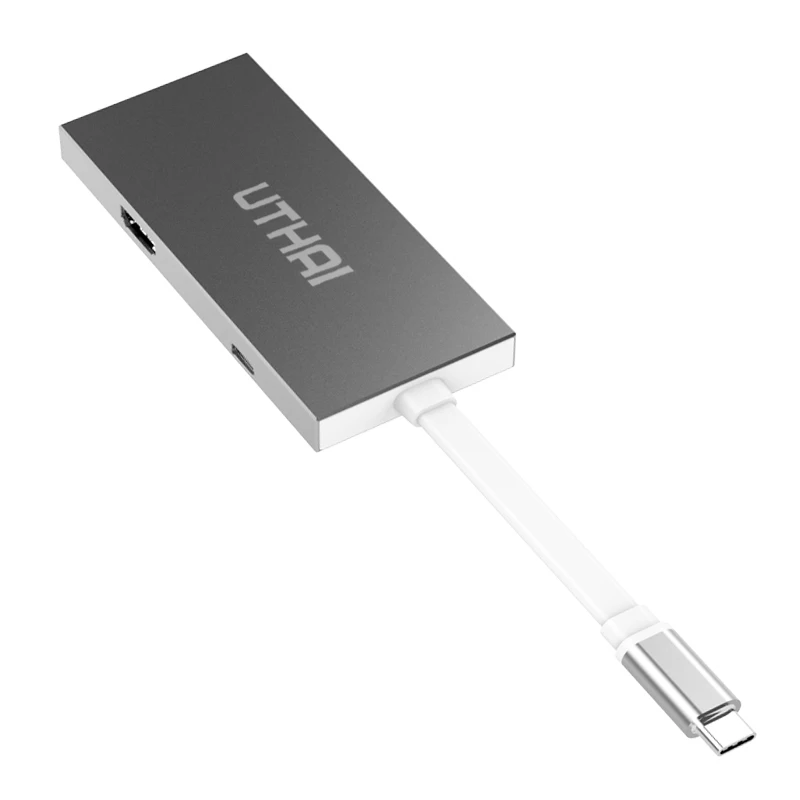 USB концентратор UTHAI TCH02 5 в 1 3 0 для MacBook Pro Air многофункциональный Type C 4K видео