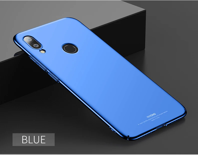 Redmi Note 6 Pro Чехол YIYONG матовый чехол для Xiaomi Redmi Note 7 6 5 Pro Чехол Xaomi PC чехол для Xiaomi Note 5 6 7 Pro Чехол
