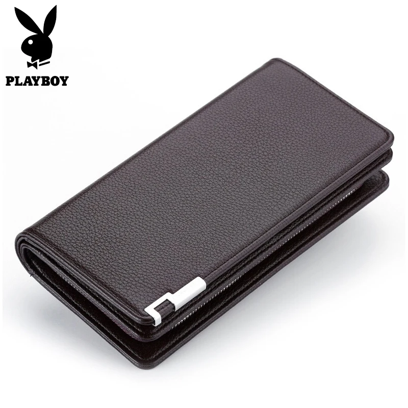 Playboy моды клатч мужской кошелек Для мужчин Женские Кошельки браслет Сумки