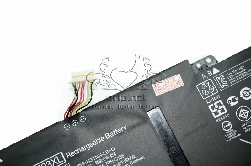 Оригинальный аккумулятор JIGU ME03XL для ноутбука HP Stream 11 13 C010NR 787089 421 787521 005 HSTNN UB6M