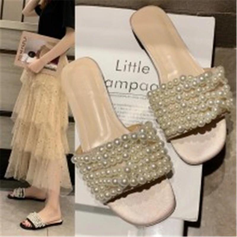 Летние шлепанцы для женщин 2019 г. шикарный дизайн отдыха на открытом воздухе