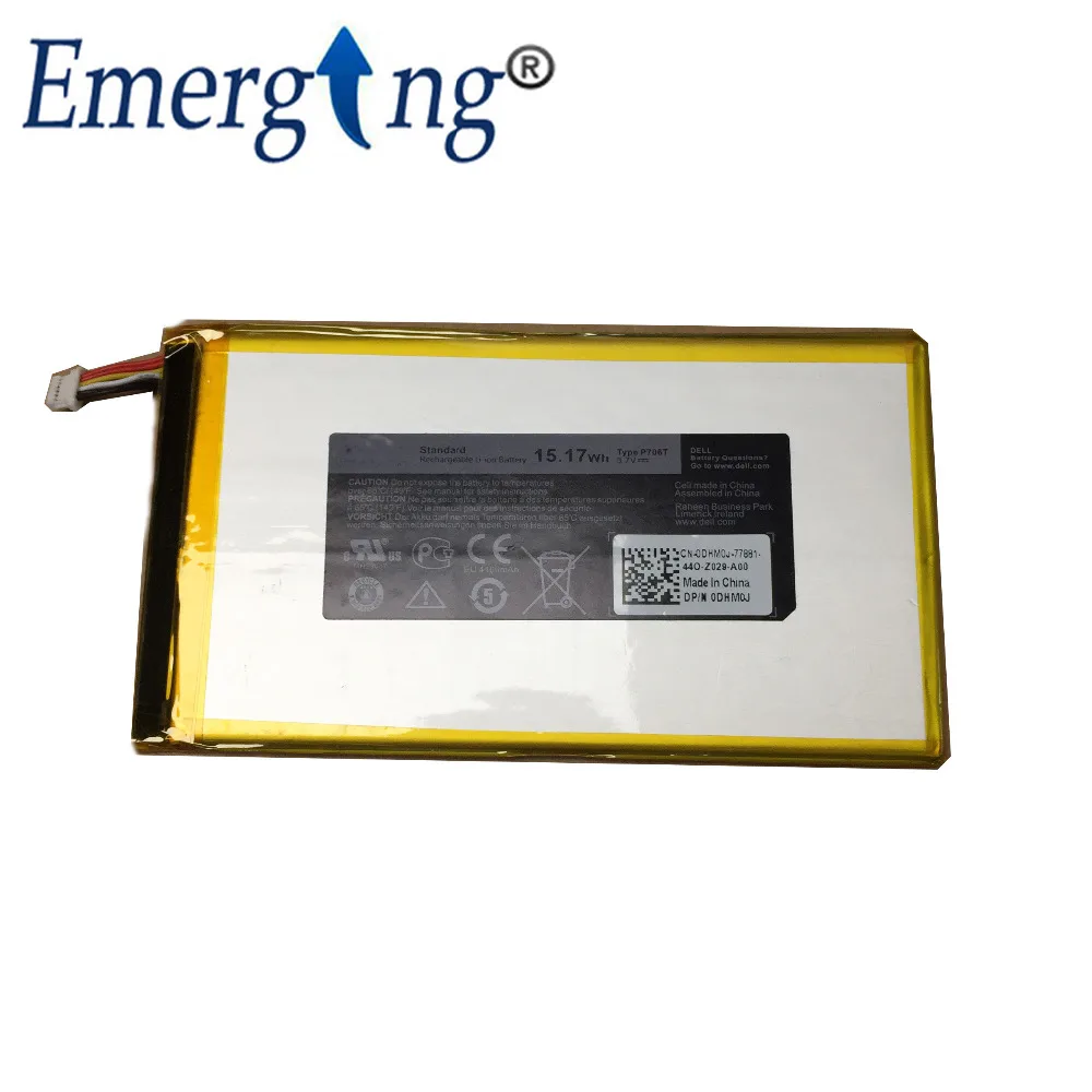 3 7 В 15 17 Вт/ч новый планшетный Аккумулятор для Dell Venue 8 3730 3830 0CJP38 P706T|tablet battery|battery for