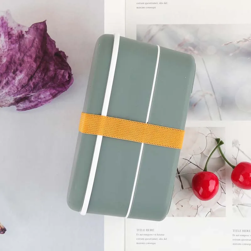 Милый Ланч-бокс для японских студентов с палочками портативный детский