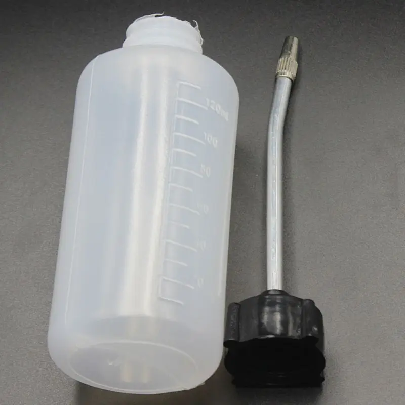 120ML Iron Head Plastic Empty Sewing Machine Oiler Fuel Can Filling Bottle Container Home Tool | Дом и сад