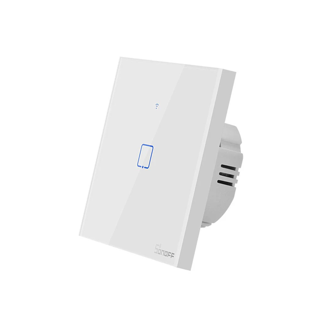 Интеллектуальный выключатель света SONOFF T0 ЕС Wi-Fi сенсорный настенный
