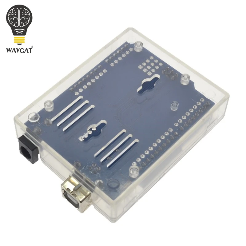 Прозрачный чехол WAVGAT для Arduino UNO R3 MEGA328P (не включает R3). | Электронные компоненты и
