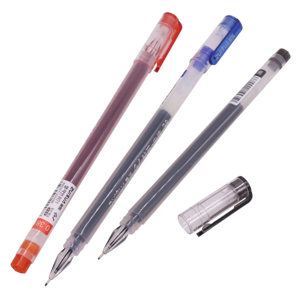 

10 Boxes 144 pcs LOW PRICE SALE Gel Pen Erasable Pen Office Pens Student School Stationery Gift Pen Red Blue Black Refill