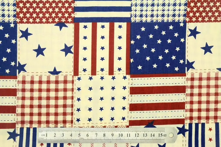 100x160 см Бесплатная доставка американский флаг печатная хлопковая ткань сделай