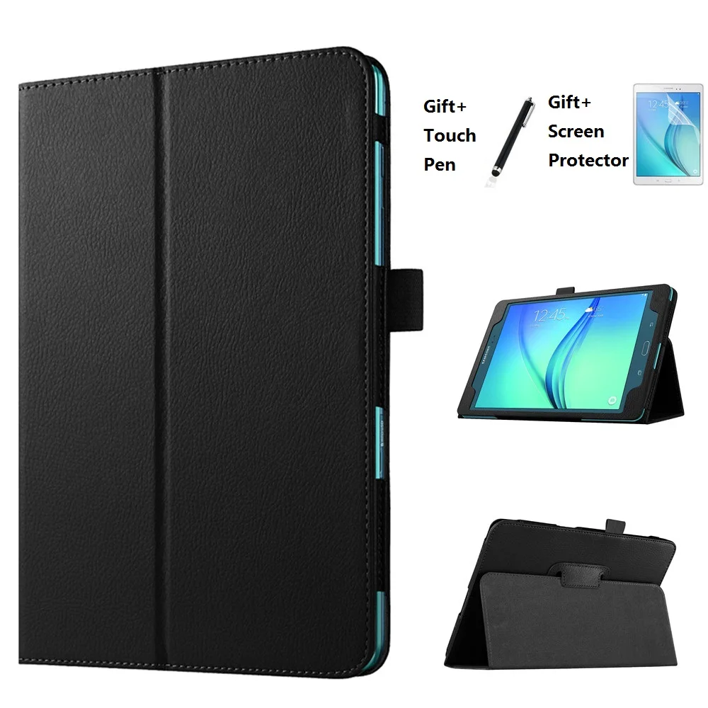 2 раза с текстурой личи чехол для планшета Samsung Galaxy Tab A T550 T555 SM 9 7 &quotЧехол книжка из