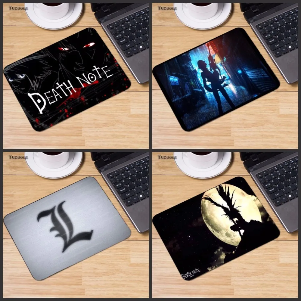 Yuzuoan Death Note популярный аниме игровой прямоугольный Силиконовый прочный коврик