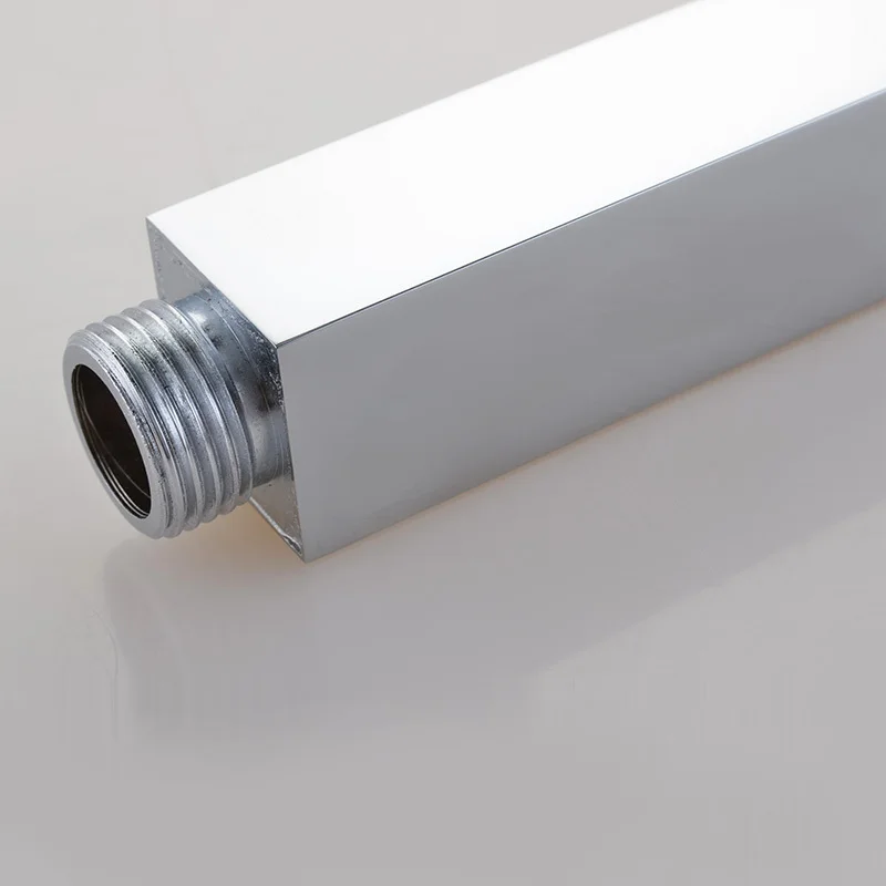 Квадратная круглая Настенная/потолочная хромированная полированная рукоятка