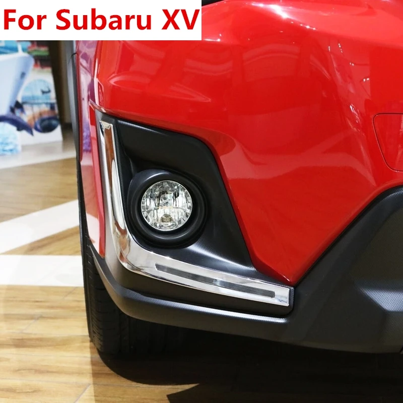 Новые автомобильные аксессуары для Subaru XV хэтчбек 5 дверей 2017 2018 АБС хром передняя