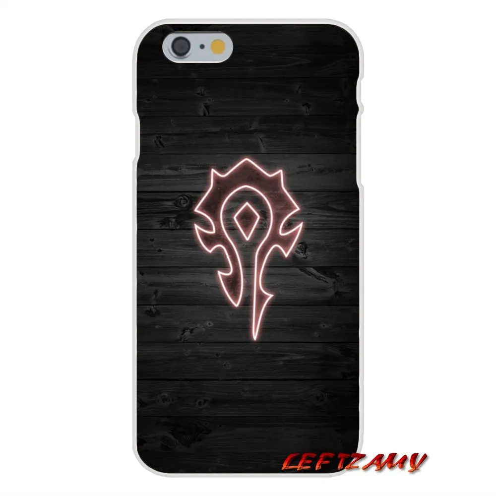 Для iPhone X 4 4s 5 5S 5C SE 6 S 7 8 Plus игра WOW World of Warcraft horde аксессуары чехлы для телефонов |