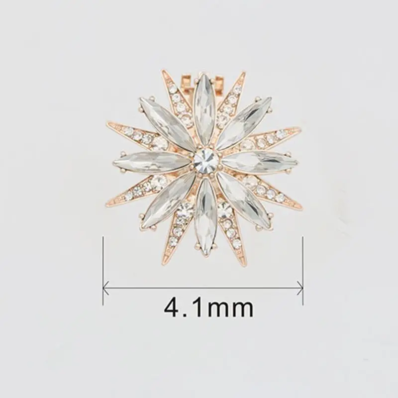 1 пара новинка модная женская обувь пряжка трендовый цветок из хрусталя для