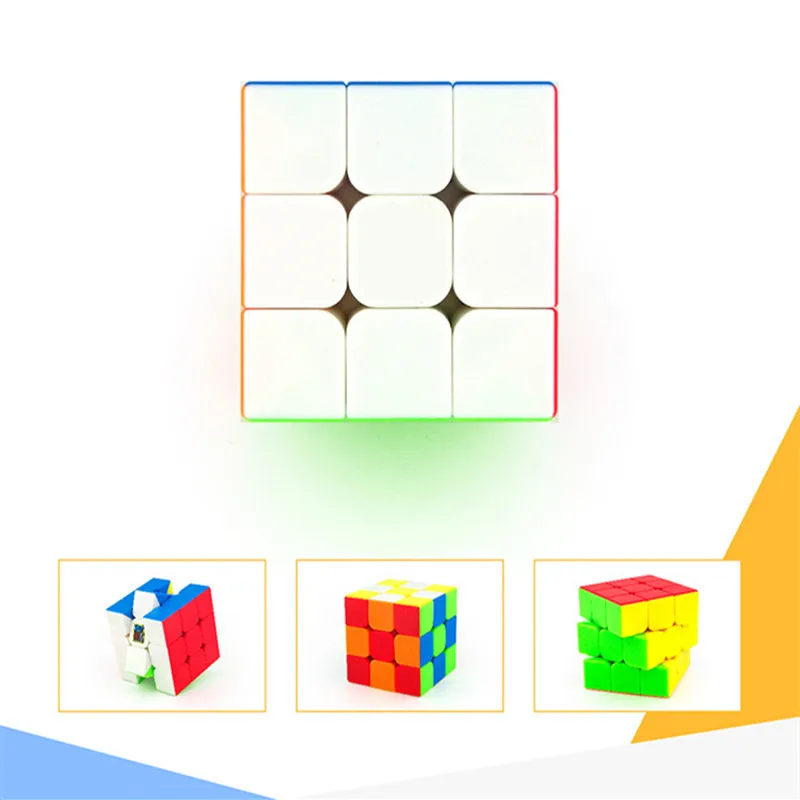 Мою MF3S 3x3x3 Magic Cube 5,6 см Профессиональный головоломка на скорость Stickerless обучающая красочная игрушки для детей взрослых