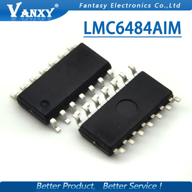 10 шт. LMC6484AIM лапками углублением SOP-14 LMC6484 6484 SOP14 LMC6484AIMX стандартного режима работы |
