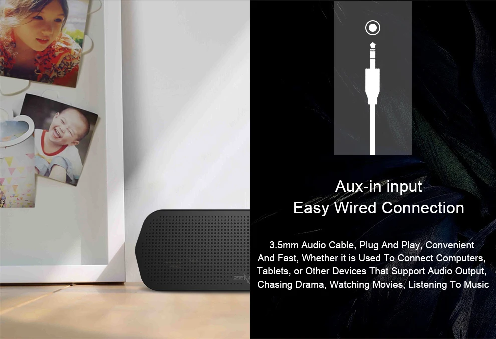 ZEALOT S20 Bluetooth беспроводной динамик сенсорное управление портативный сабвуфер 3D стерео звуковая система TF карта MP3 Воспроизведение с микрофоном