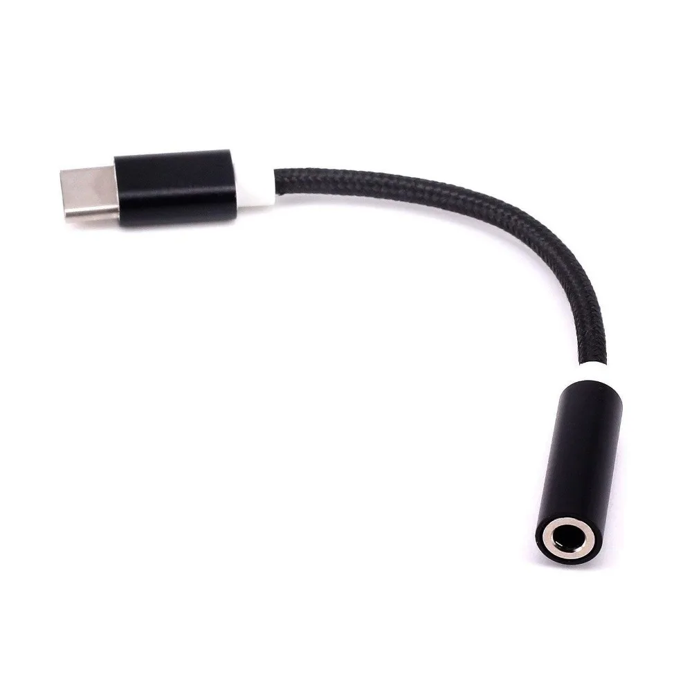 Кабель адаптер для наушников Type C 3 5 мм USB 1 штекер AUX аудио разъем смартфонов Xiaomi 6