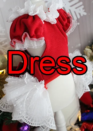 red dress Костюм для пары собак ручной работы, платья для домашних животных, толстовки с капюшоном для собак, одежда для домашних животных, Красная рождественская Одежда для собак, юбки для домашних животных - Цвет: red dress