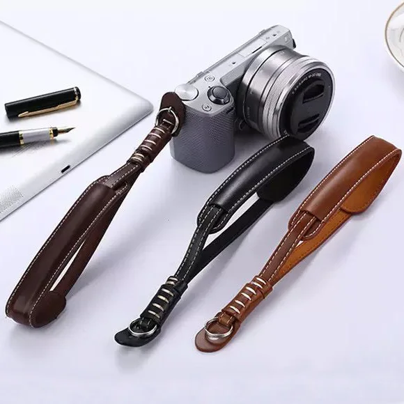 Кожаный ремешок для камеры с ручным захватом на запястье Sony a6500 a6300 a6000 a5100 a5000 NEX5T