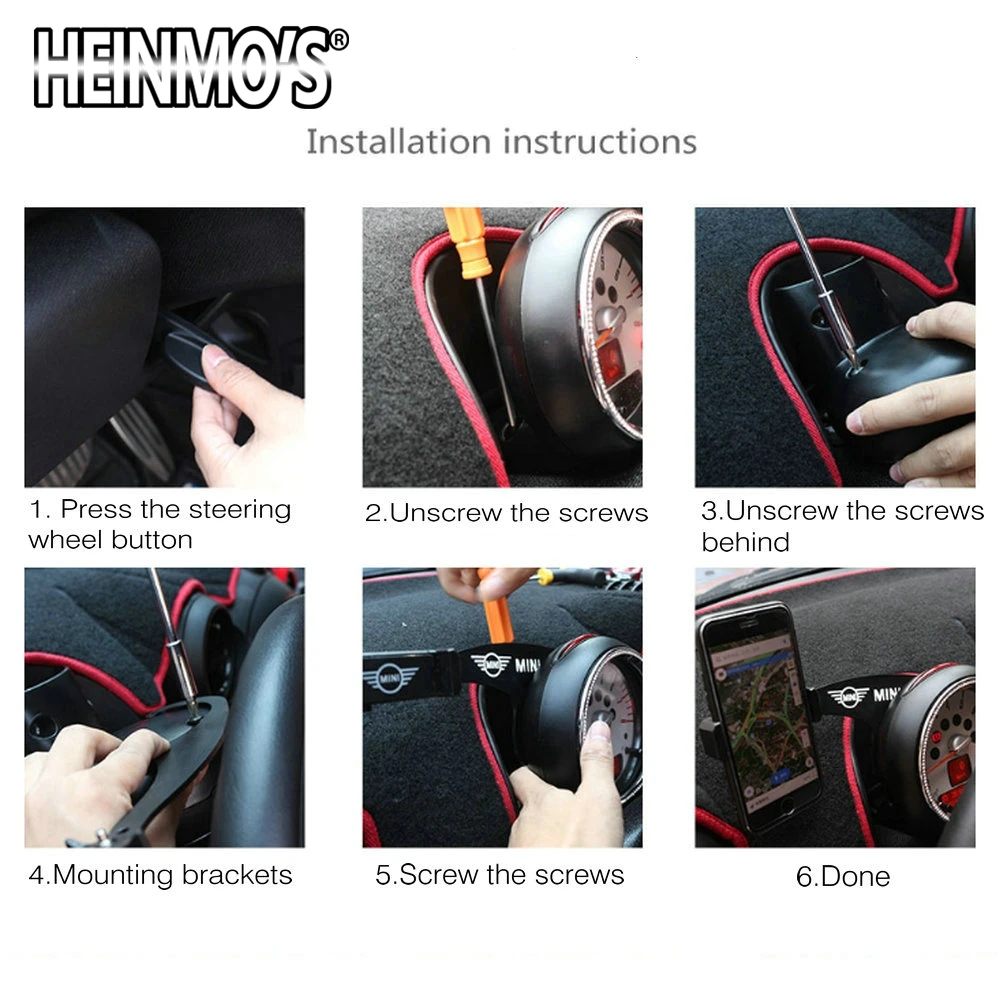 Для MINI Cooper R55 R56 R57 gps держатель телефона автомобильный Стайлинг интерьерный кронштейн для MINI R56 для MINI Cooper аксессуары